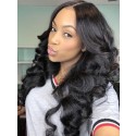 Beautyhairwigs 6 Inches Deep Part Pre-Plucked Loose Wave 360 Lace Wigs 150%180% Density Indian Remy Hair