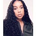 Beautyhairwigs Brazilian Raw Virgin Hair Water Wave Full Lace Wig Pre Plucked Bleached Knots